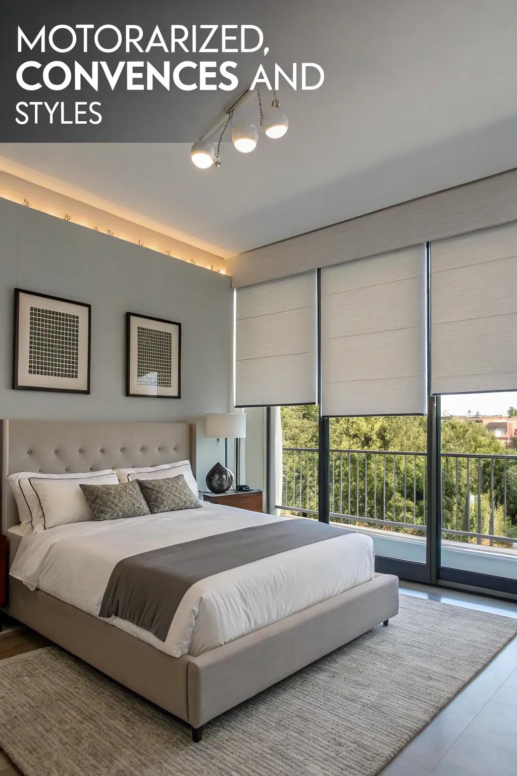 Mechanized hues impart modernized ease to your personal quarters.