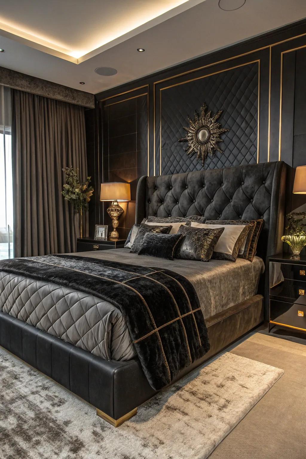 Coating textures fashion an inviting and cozy atmosphere.