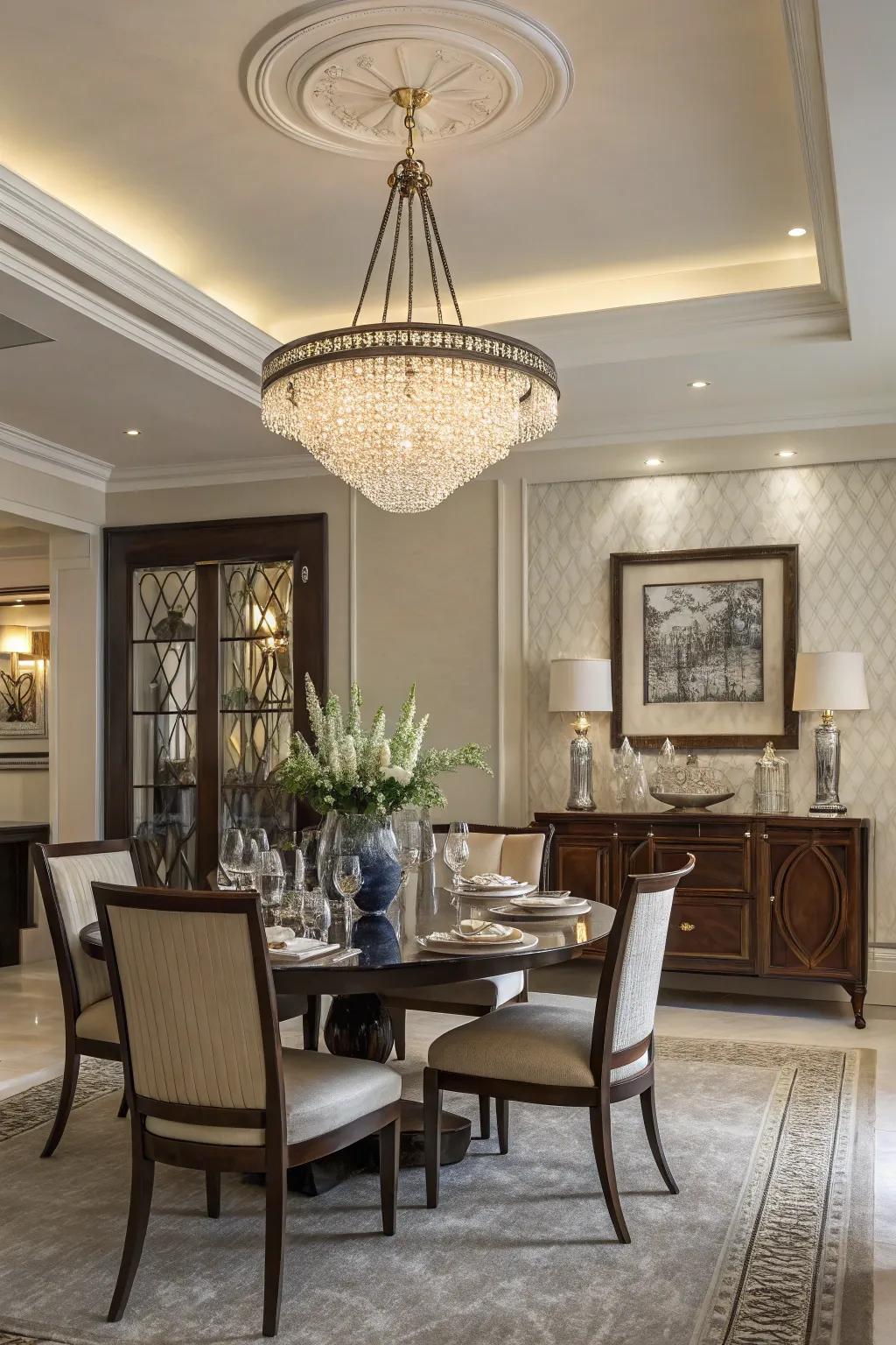 Changing styles gracefully mix different design elements.