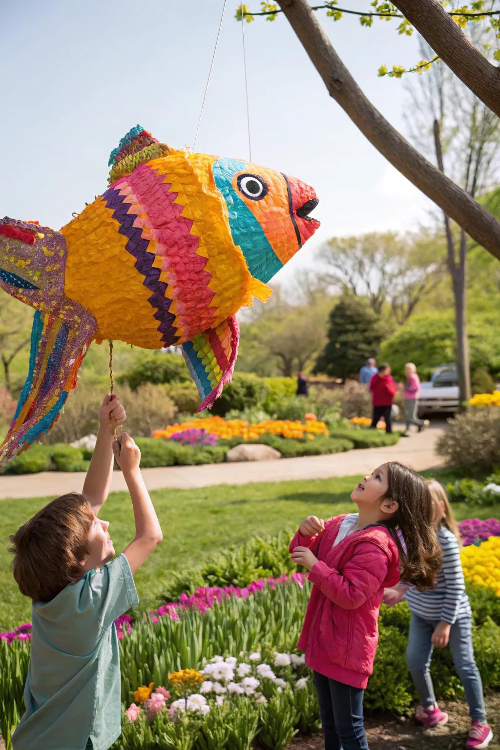 A piñata that assures a deluge of amusement and fervor.