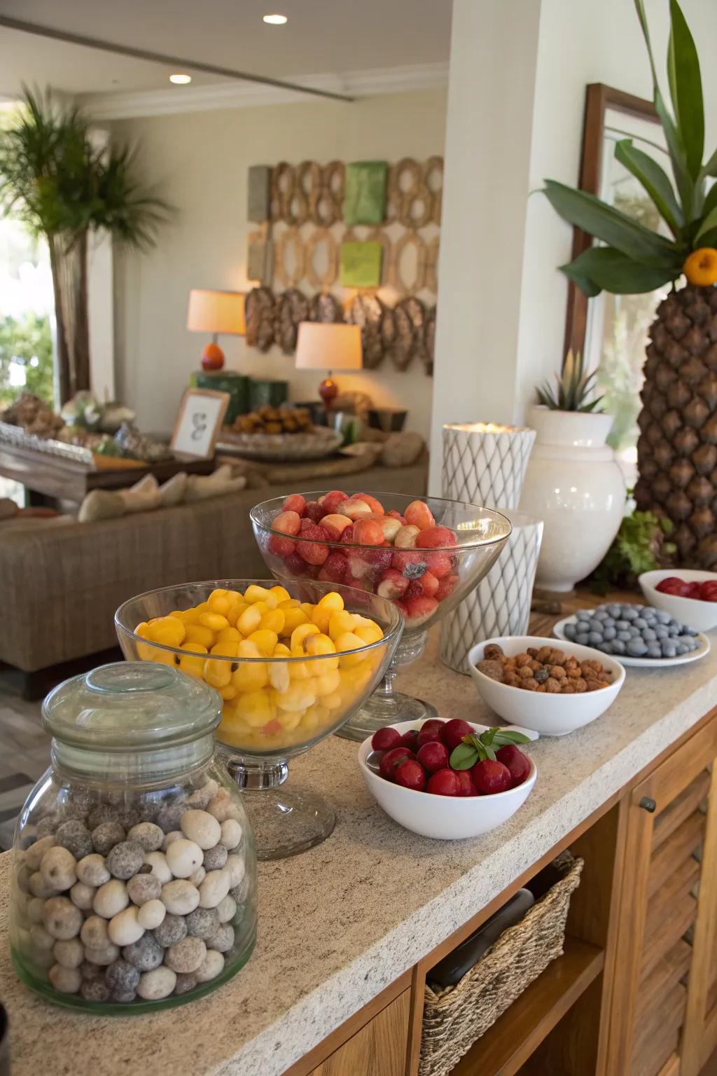 Vases and bowls present versatile styling prospects.