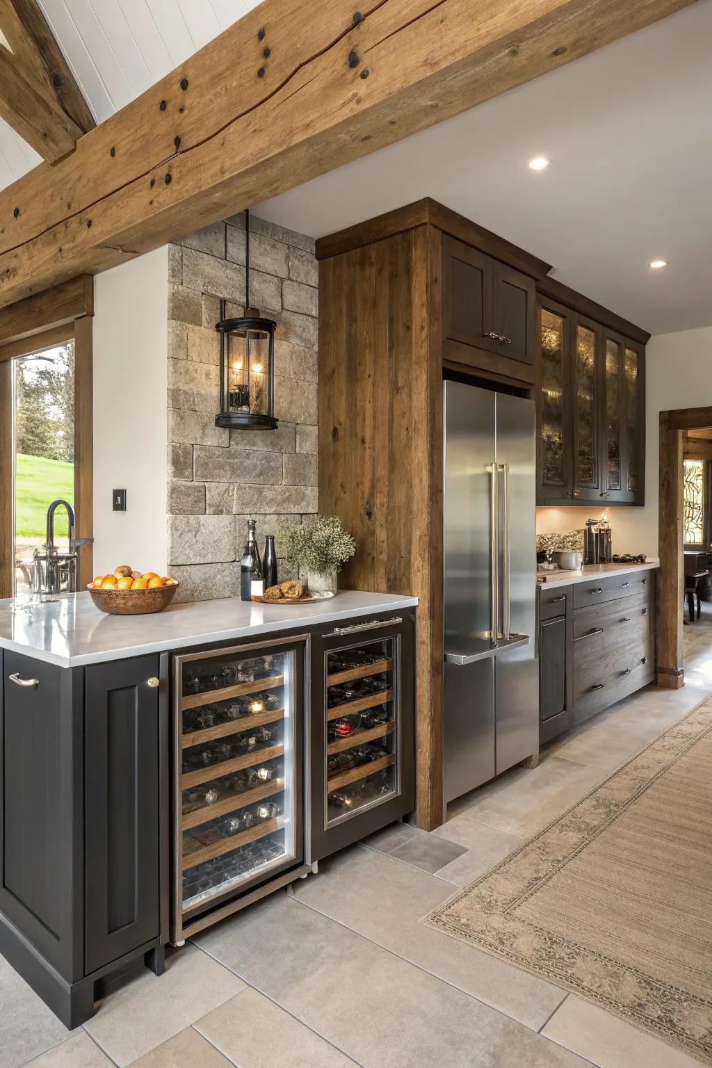 The fusion of rustic allure and contemporary sophistication can redefine your environment.