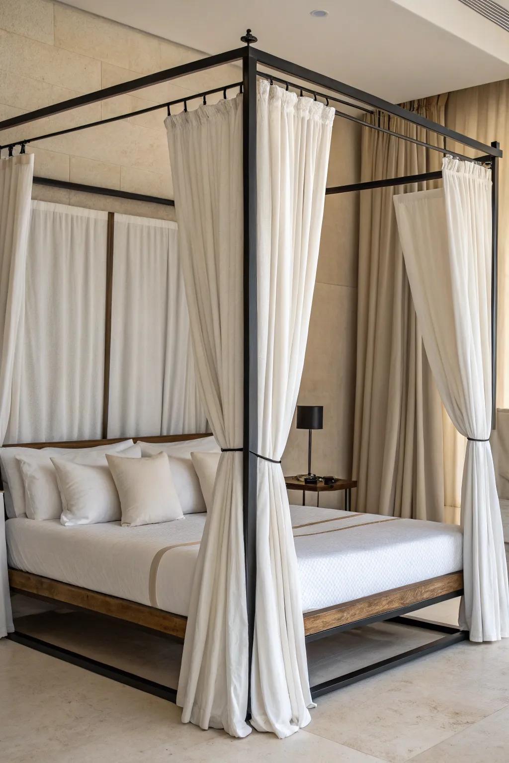 Simple design offers a pure, contemporary look.