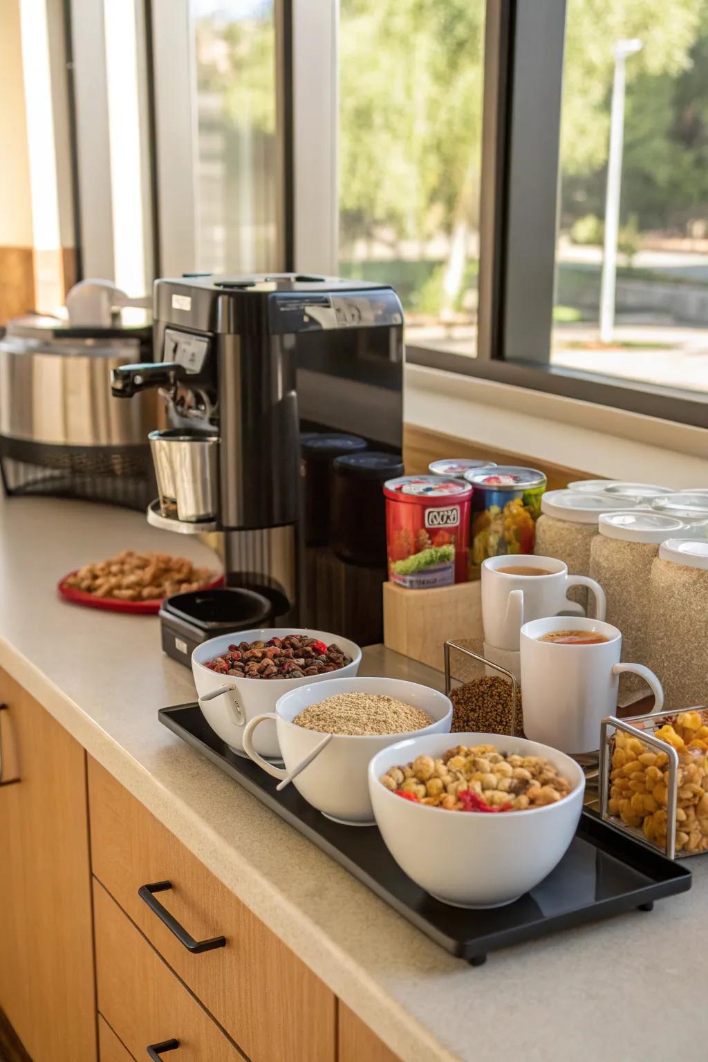 Coffee areas superbly complement cereal locations.