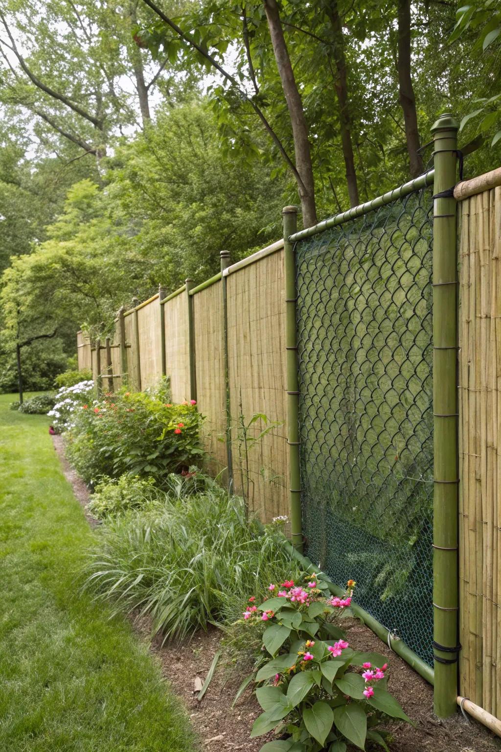 Artful screens offer both seclusion and aesthetic appeal.