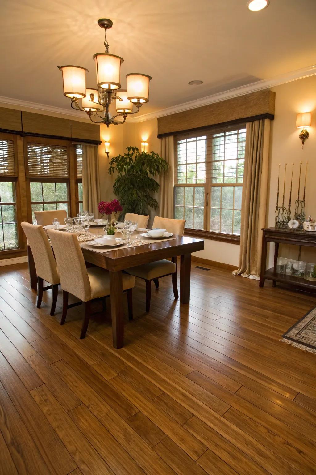 Bamboo floorings: a sustainable and stylish option.