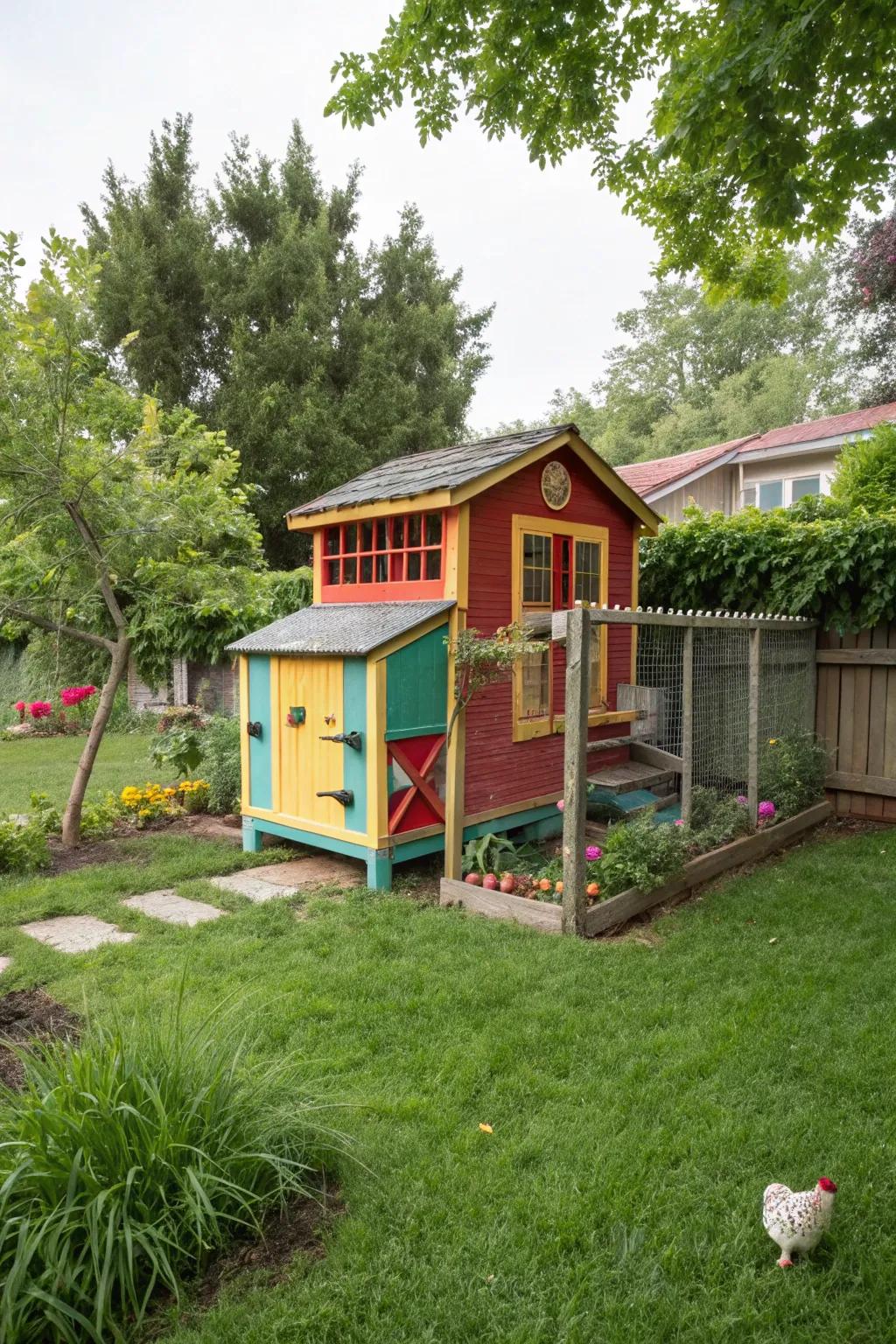 A revitalizing layer of coloration can transform and brighten your coop.