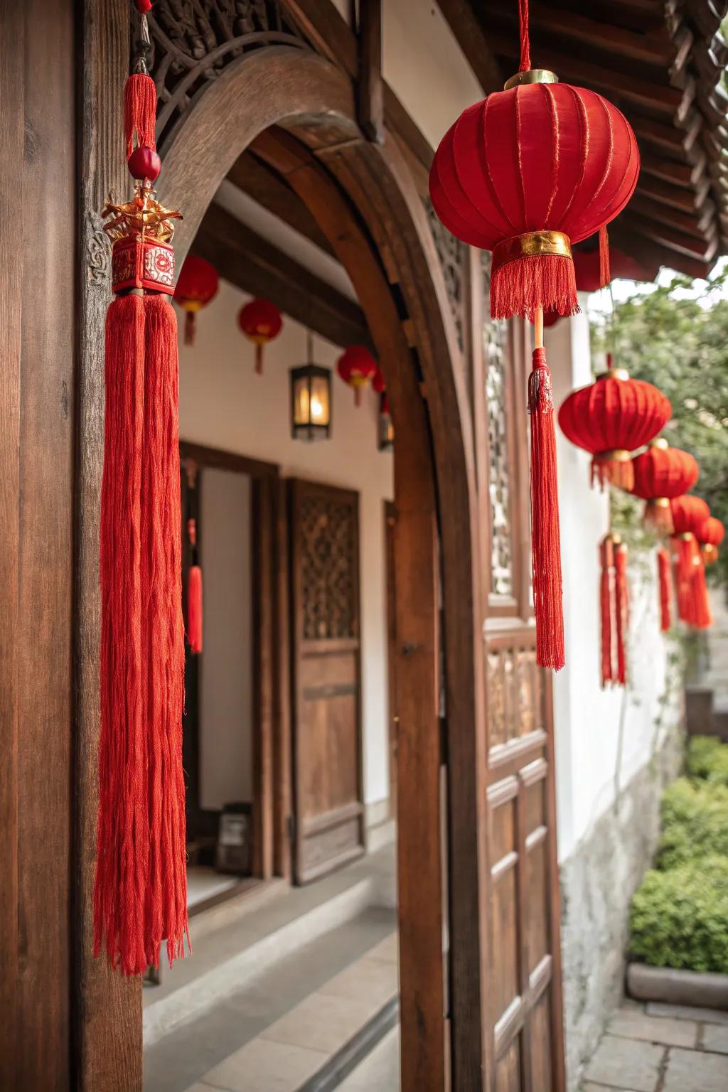 Scarlet frills convey vibrant vigor to any space.