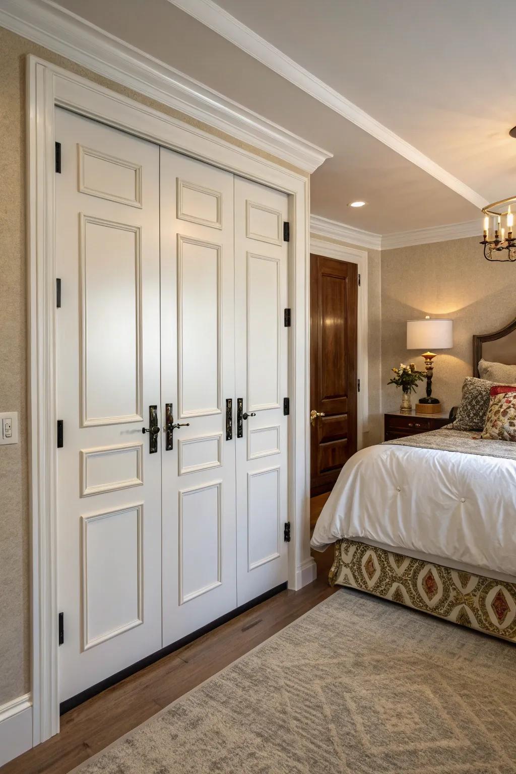 Modern updates on classic doors keep them timeless.