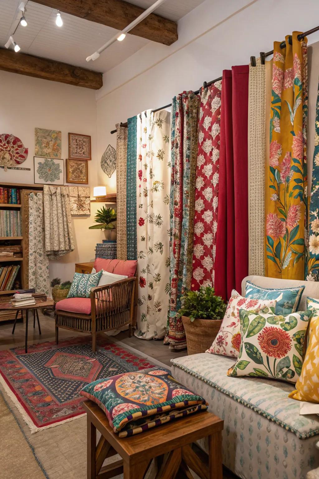 Blending patterns adds a unique and personal stamp.