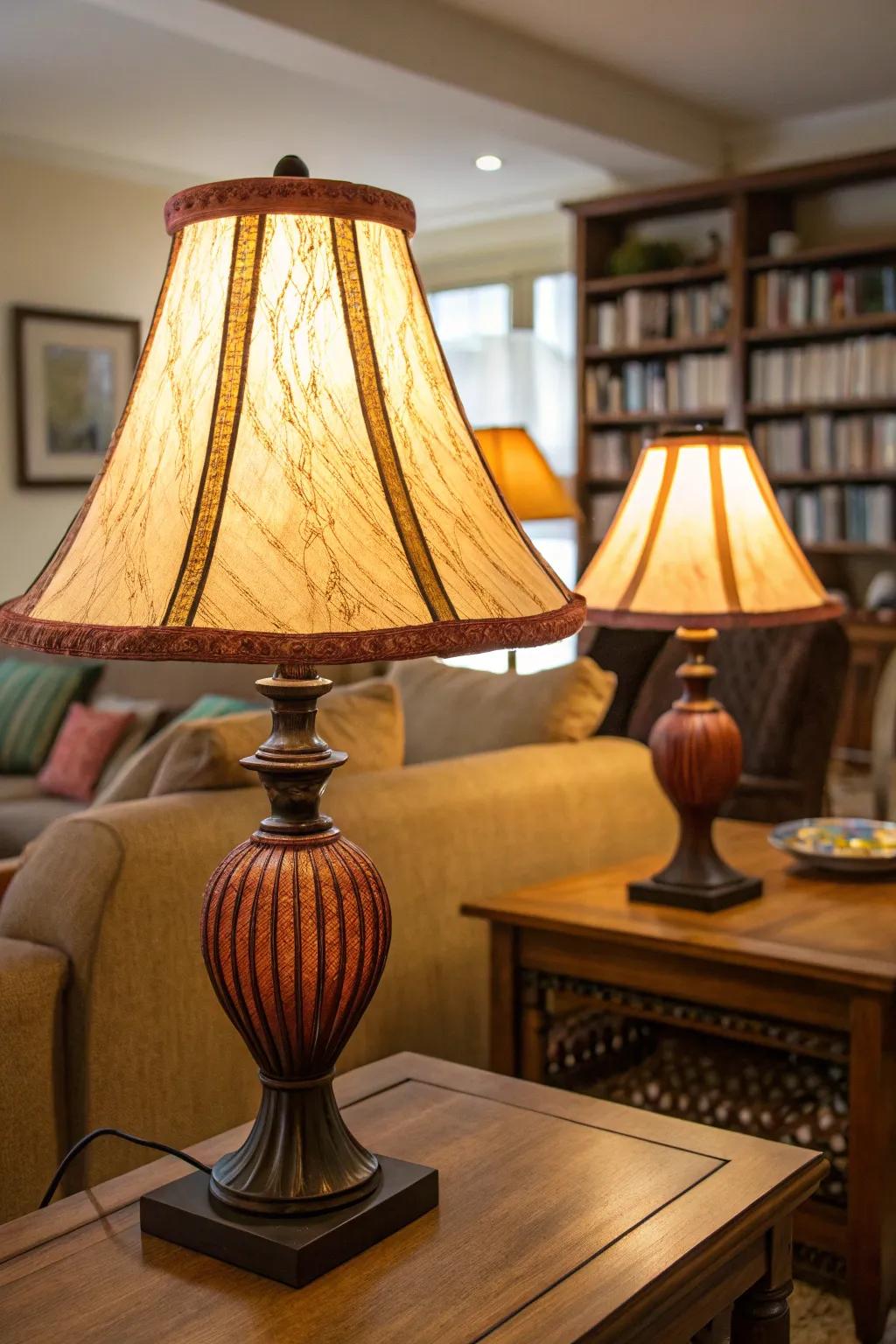 Gentle light covers diffuse light for a soft, cozy glow.