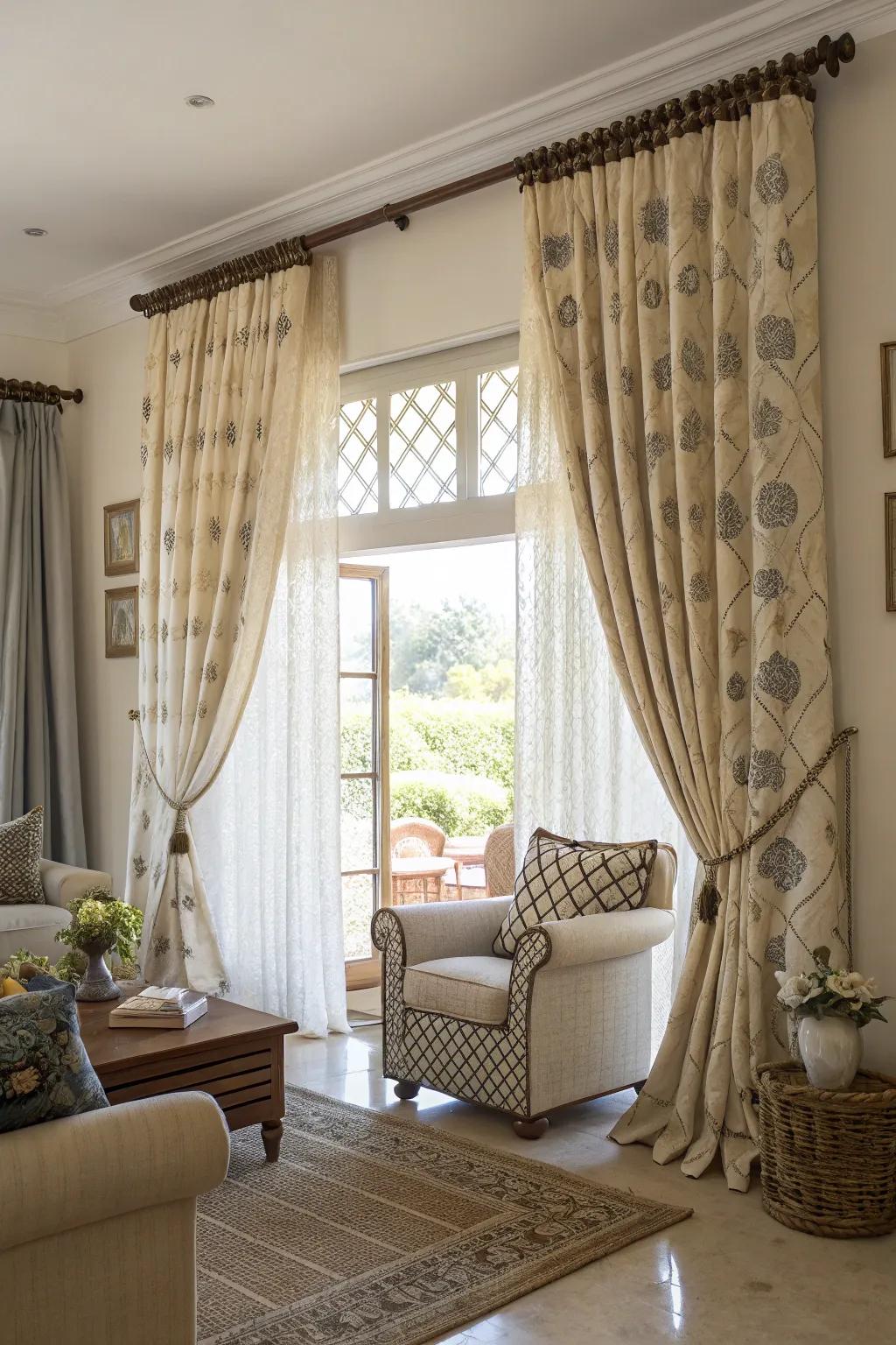 A fusion of designs creates an alluring visual.