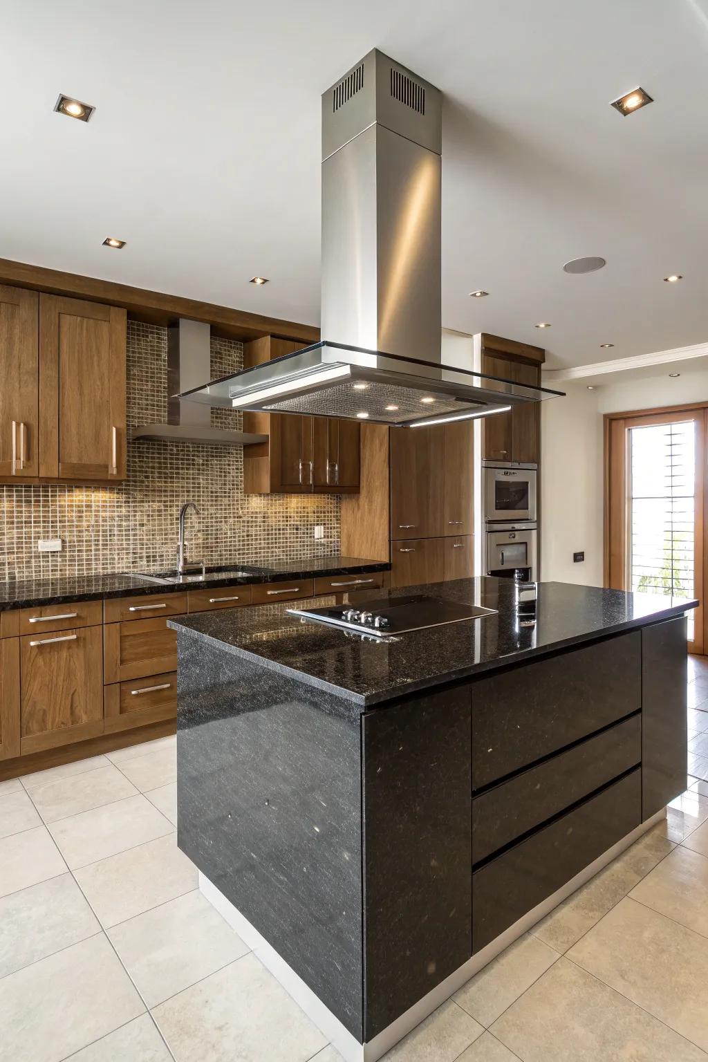 Floating range hoods present a streamlined, contemporary design proclamation.