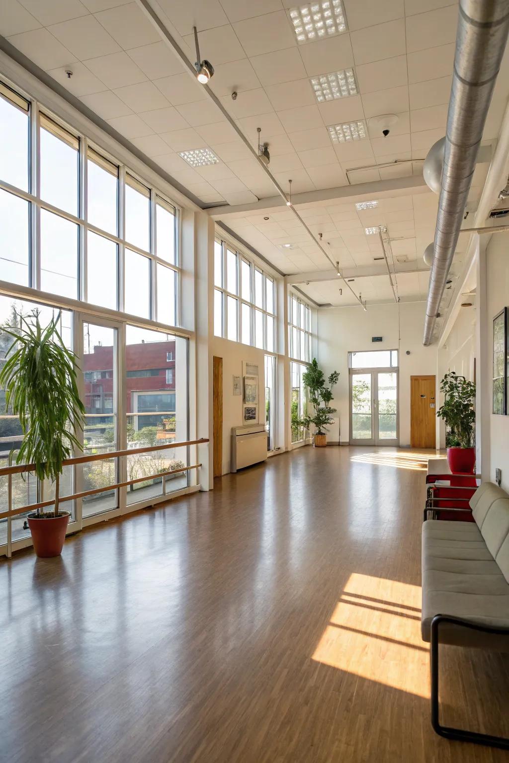 An unrestricted design fosters liberated movement and space.