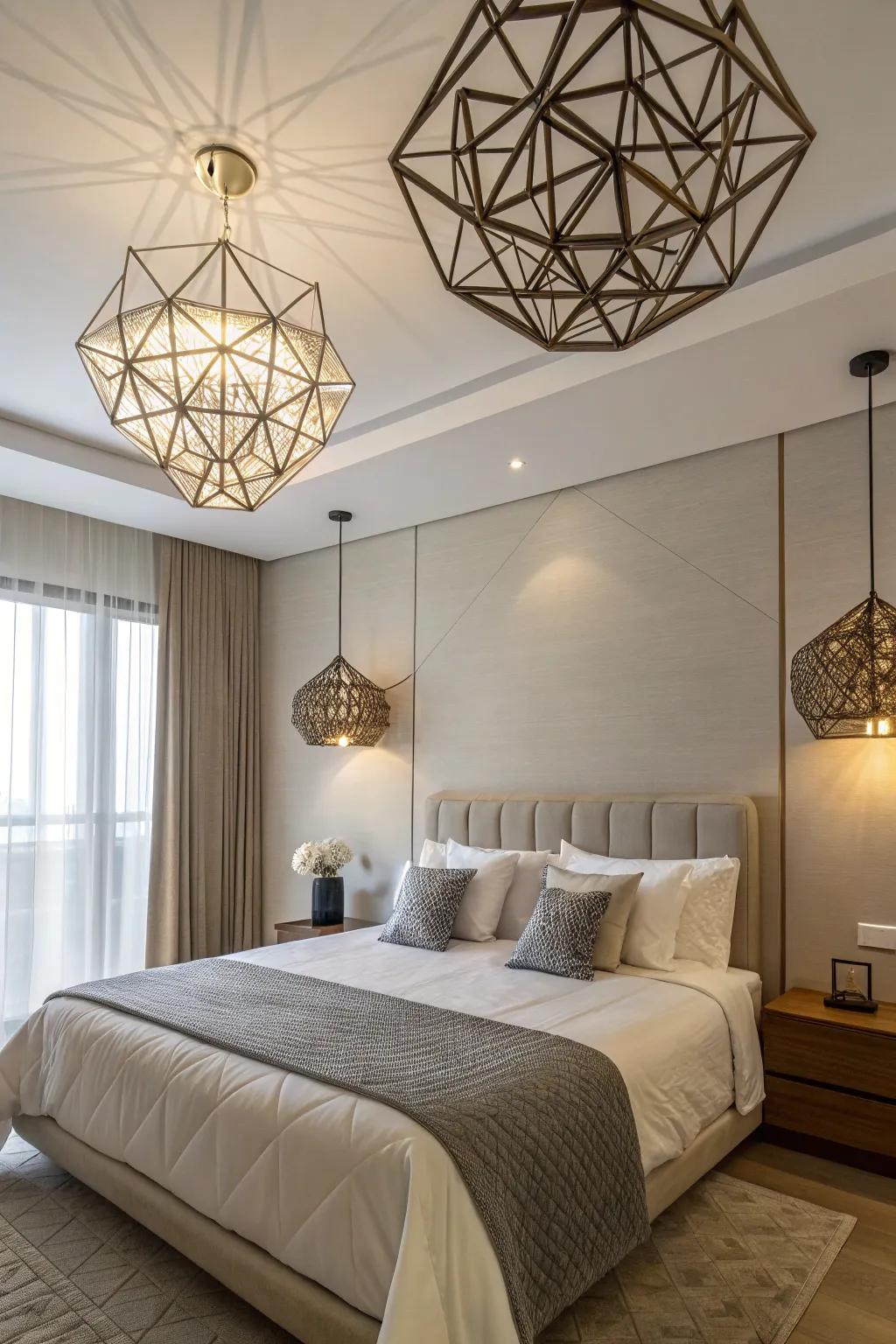 Three-dimensional pieces present a contemporary and captivating decorating opportunity.