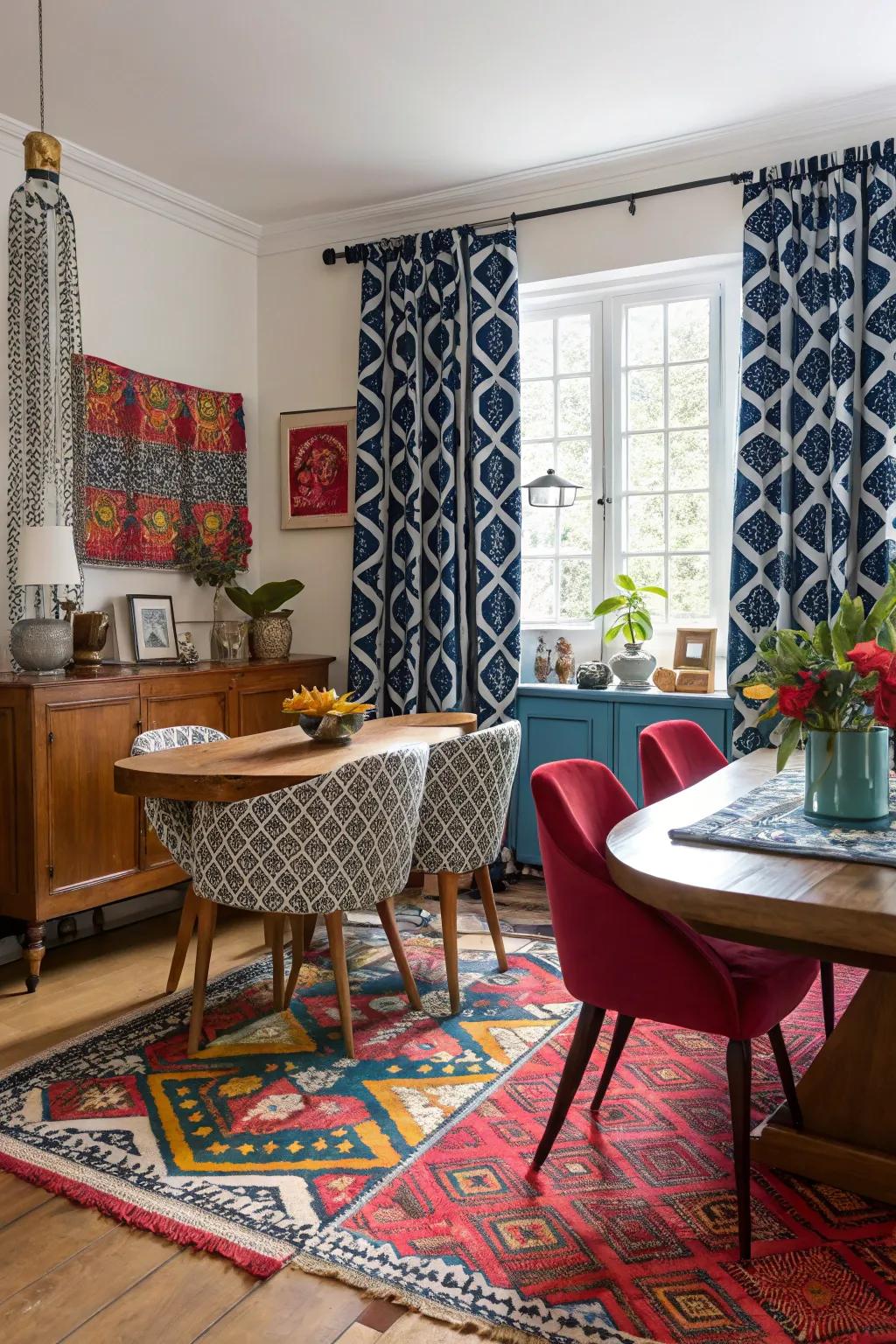 Create a statement with striking patterns.
