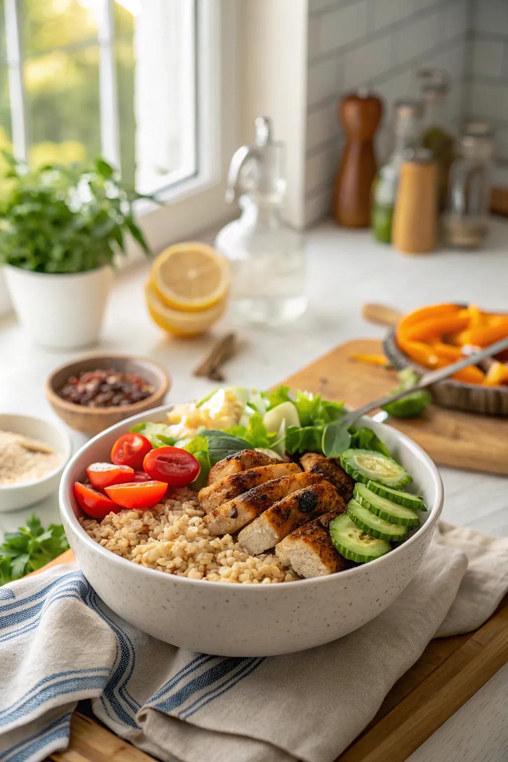 Satisfying cereal bowls contribute to a well-rounded dinner.