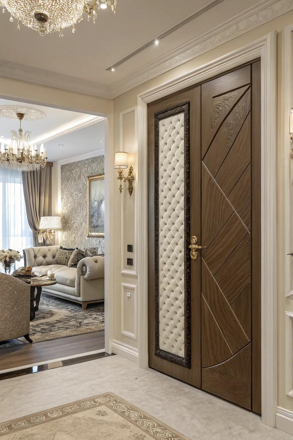 Sophistication utilizing mixed material treatments.