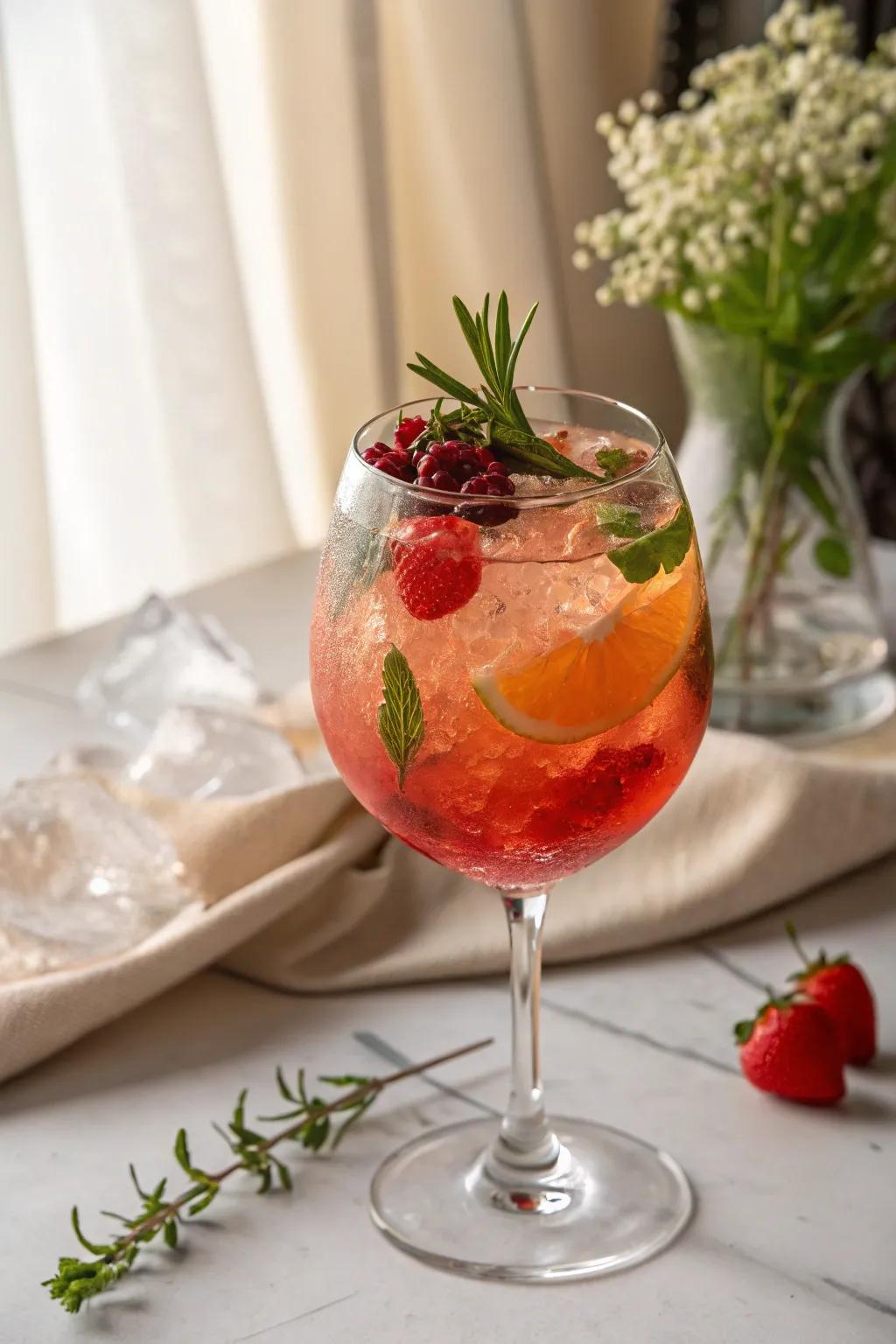 A signature mixed drink that presents a personalized and memorable affair for visitors.