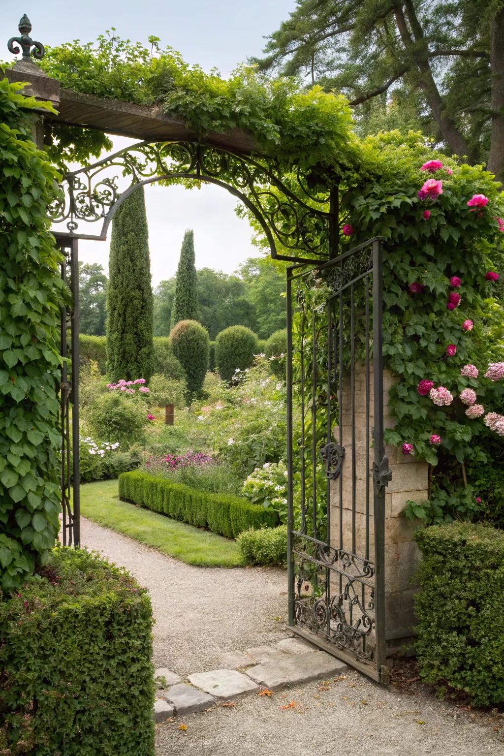 A secretive entrance that beckons exploration.