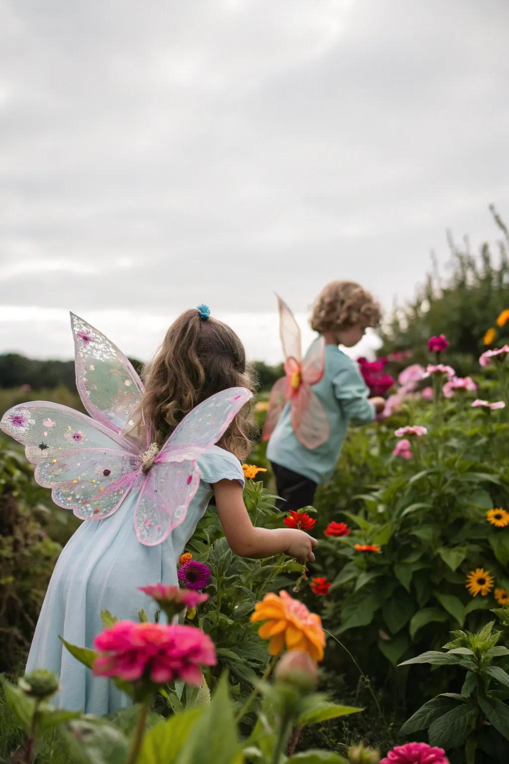 Pixie wings bestow a magical essence upon every child.