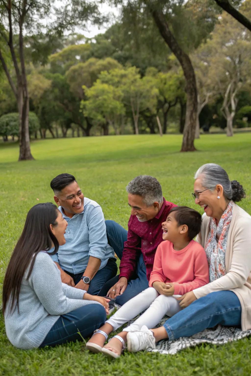 Capture the warmth and connection of multi-generational family reunions.