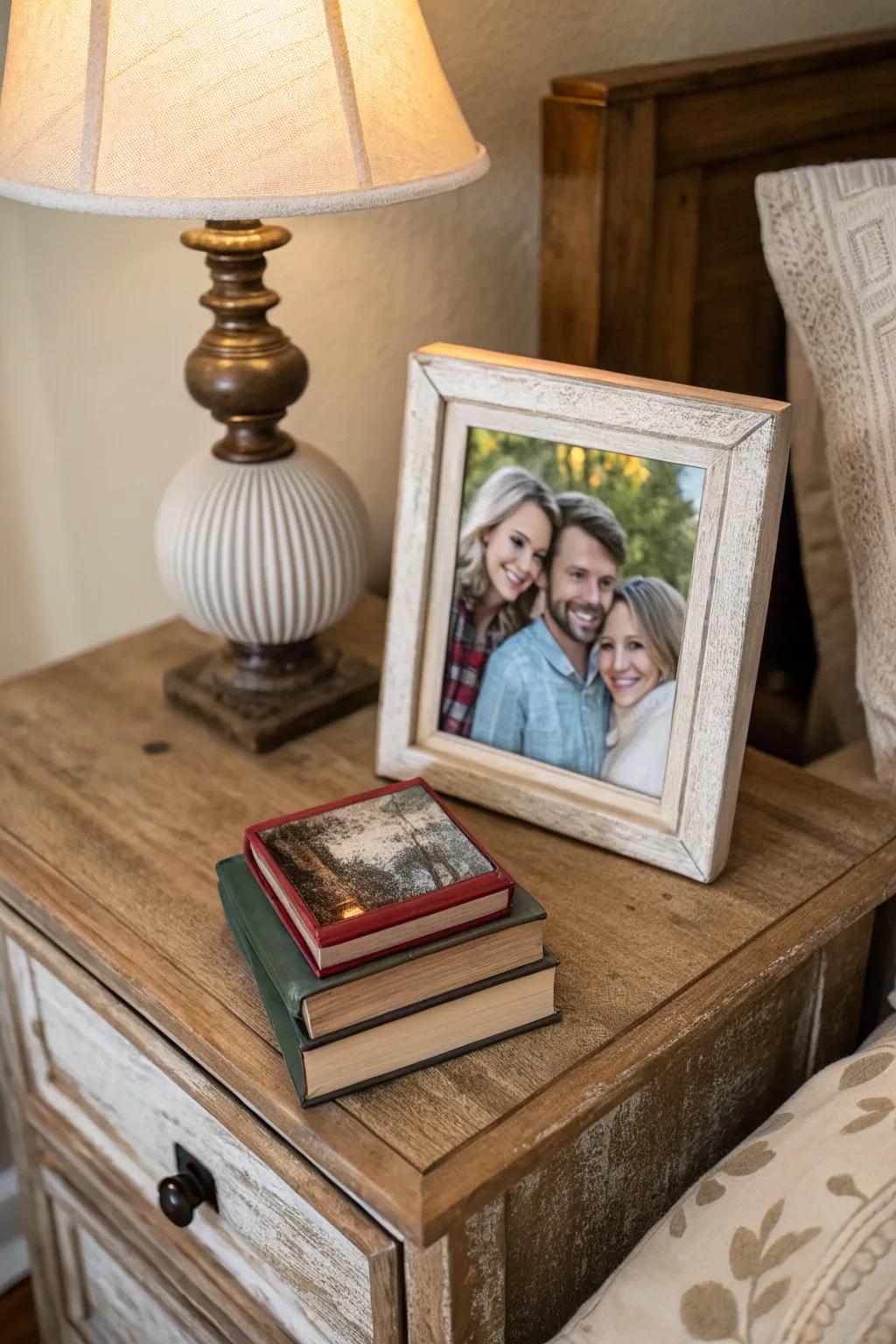 Personal impressions make the personal space feel homely.