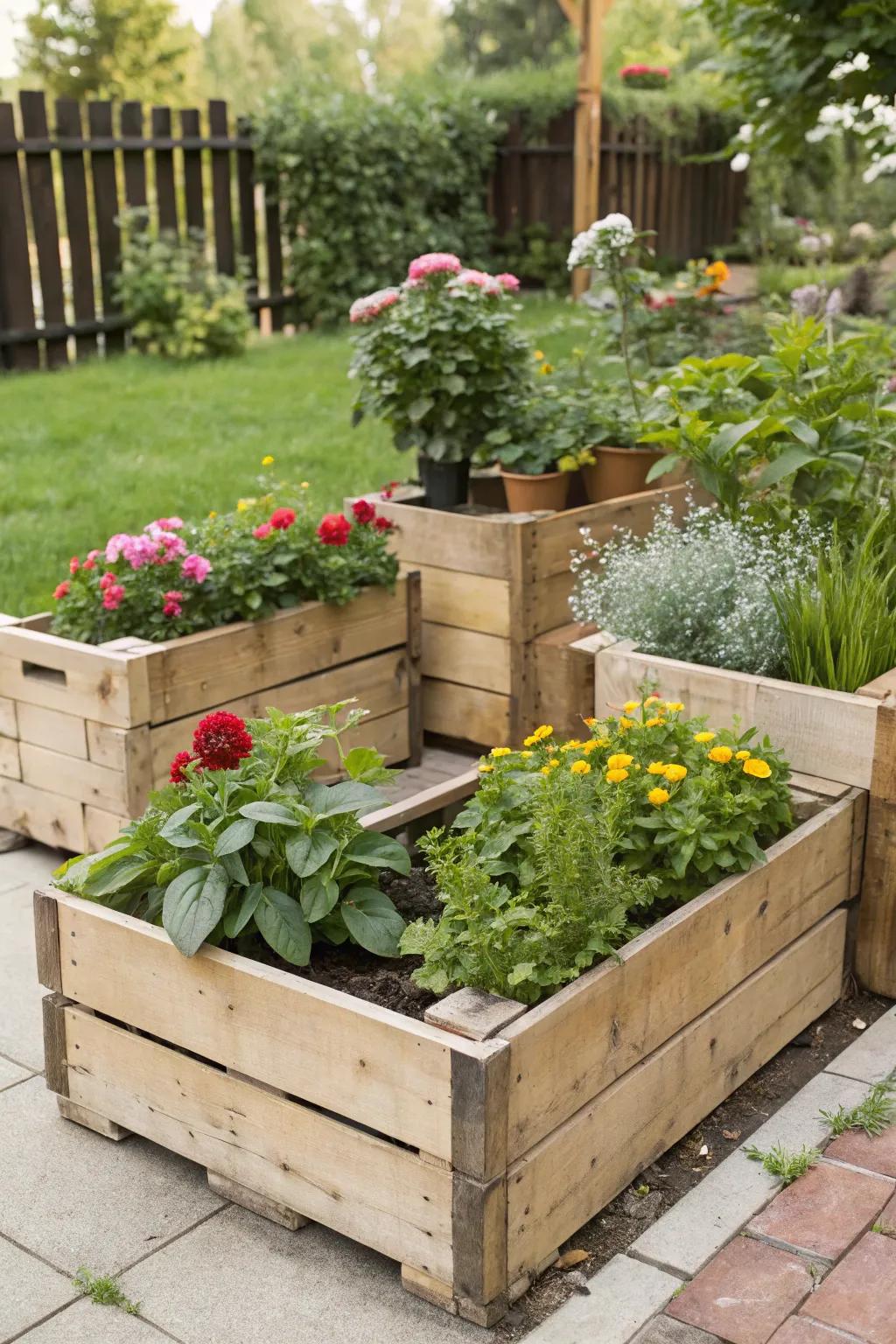 Elevate your garden via container botanical beds.