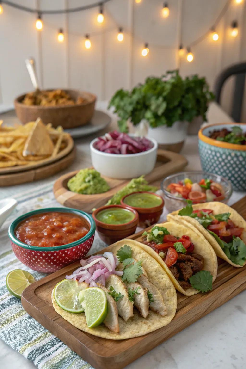 Spice up Father’s Day with a festive taco night.