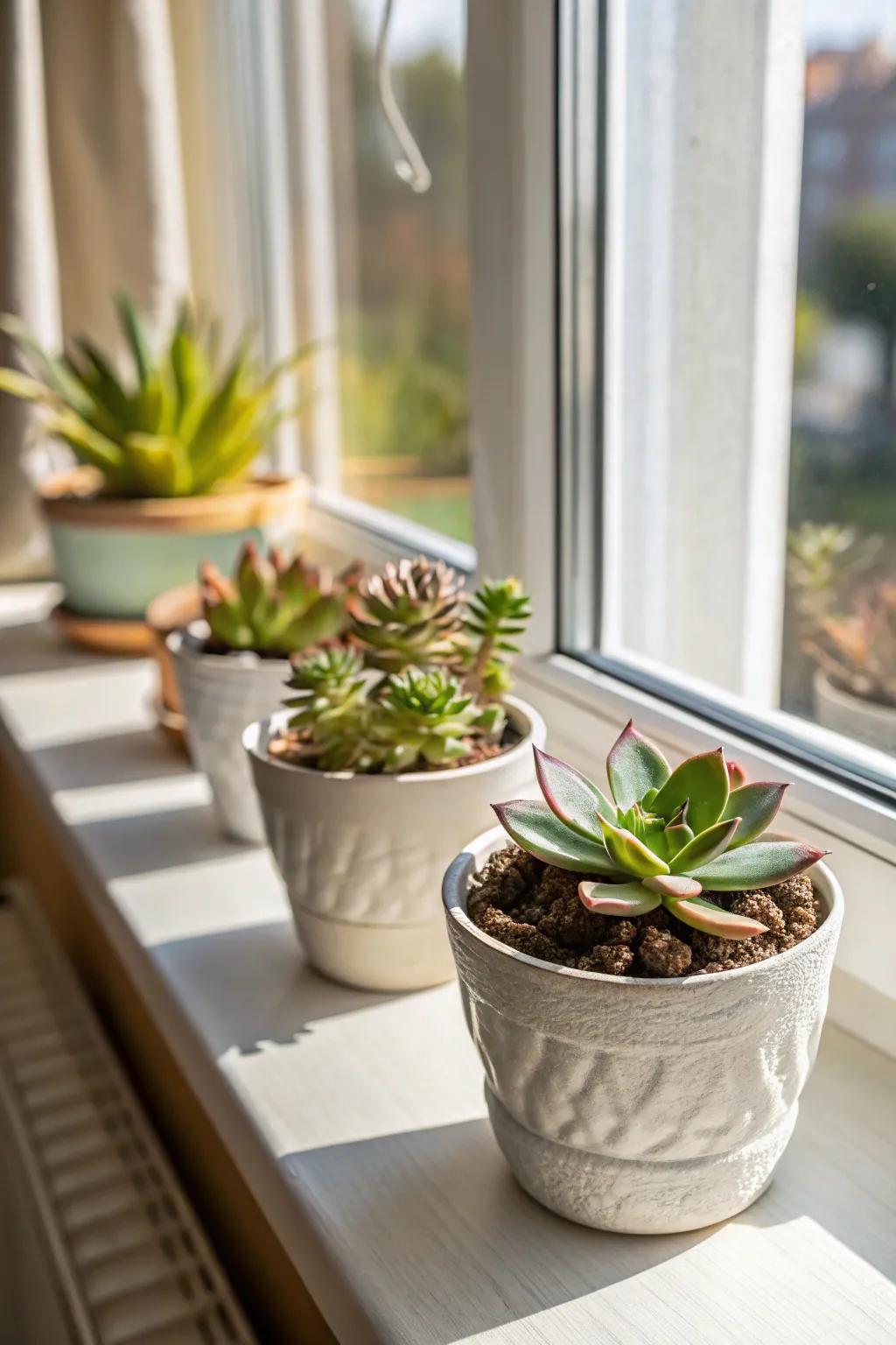 With these adorable succulents, you can bring a piece of nature inside.