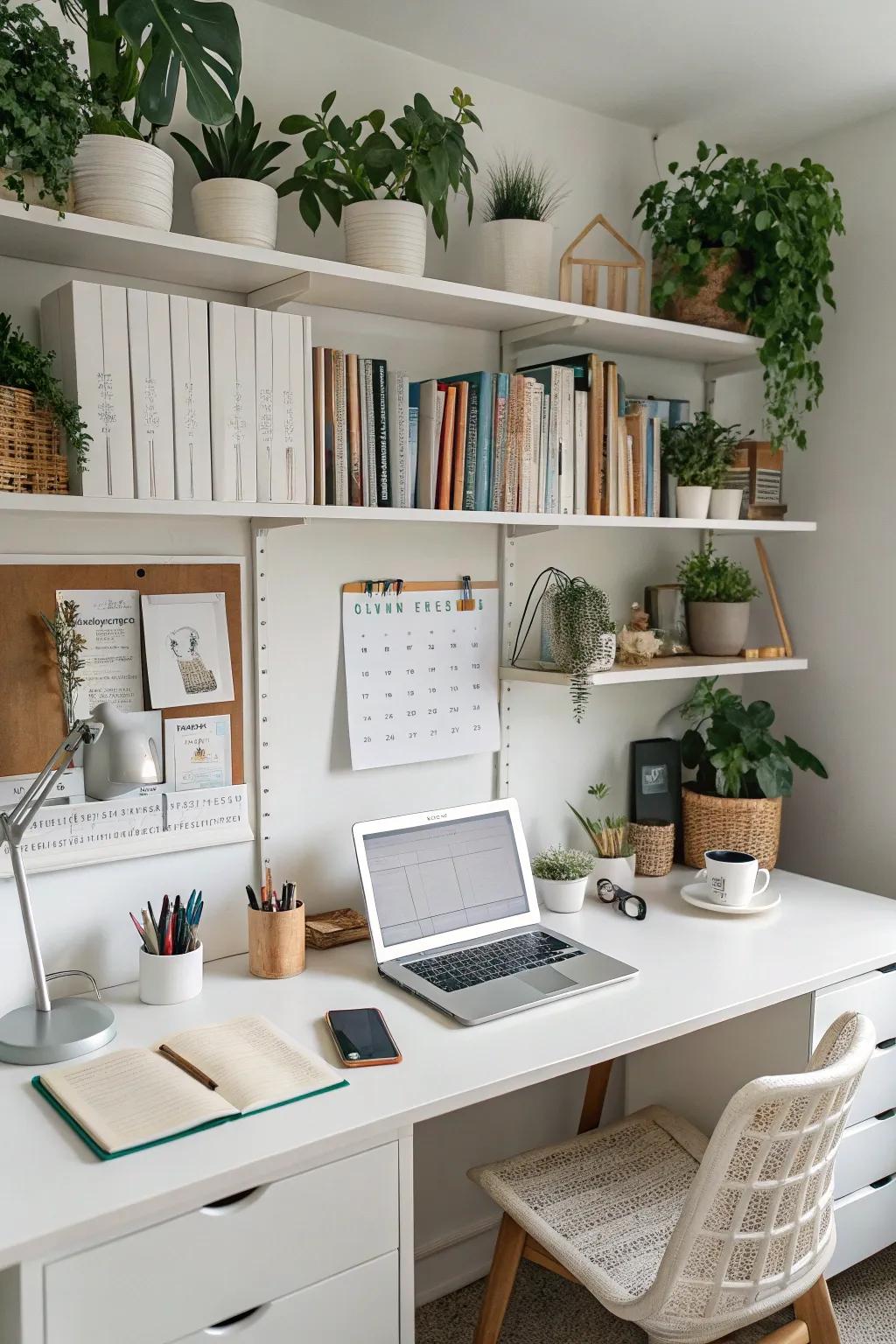 A neat design promotes efficiency and calm.