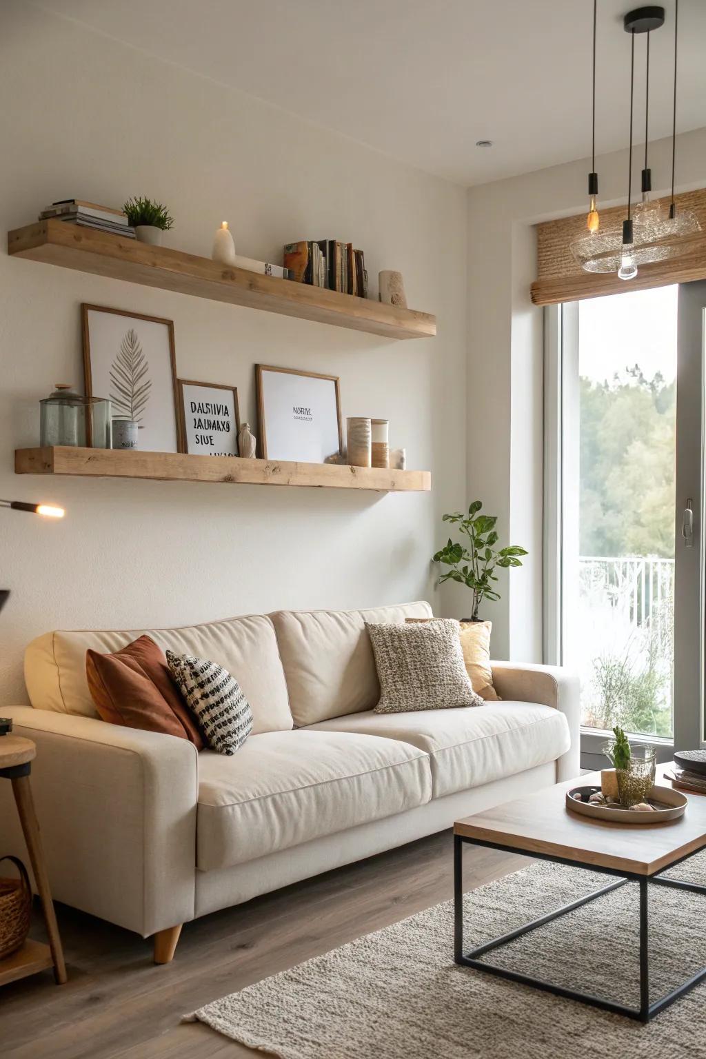 Minimalism keeps your space sleek and stylish.