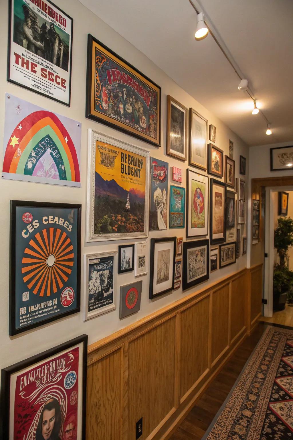 Different styles of wall art make your room feel more personal.