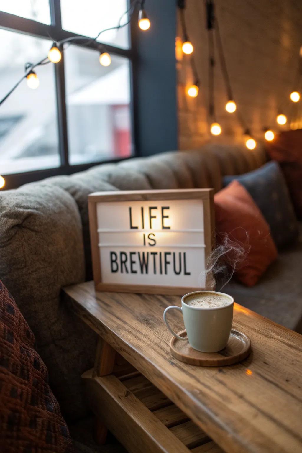 A warm wish to cherish every sip.