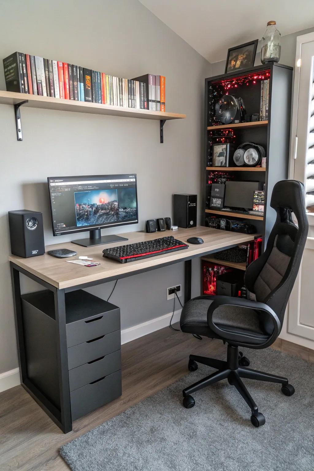 Clever layouts maximize the use of space.
