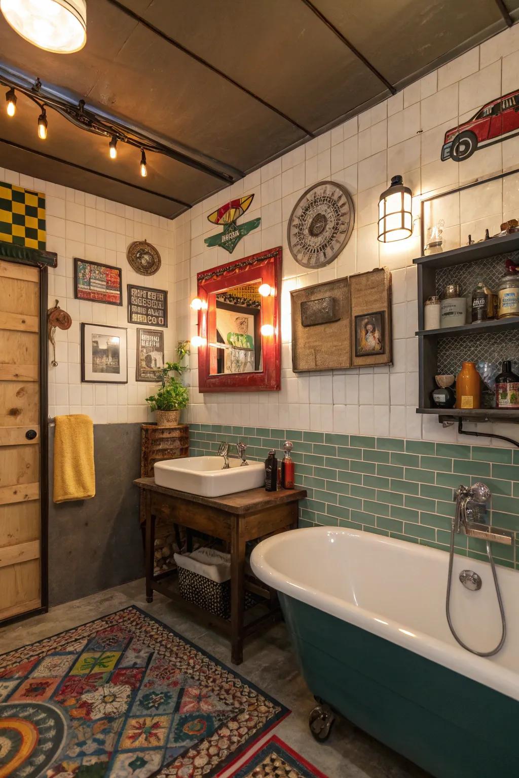 Highlight your personality through an eclectic assortment of styles and treasures.