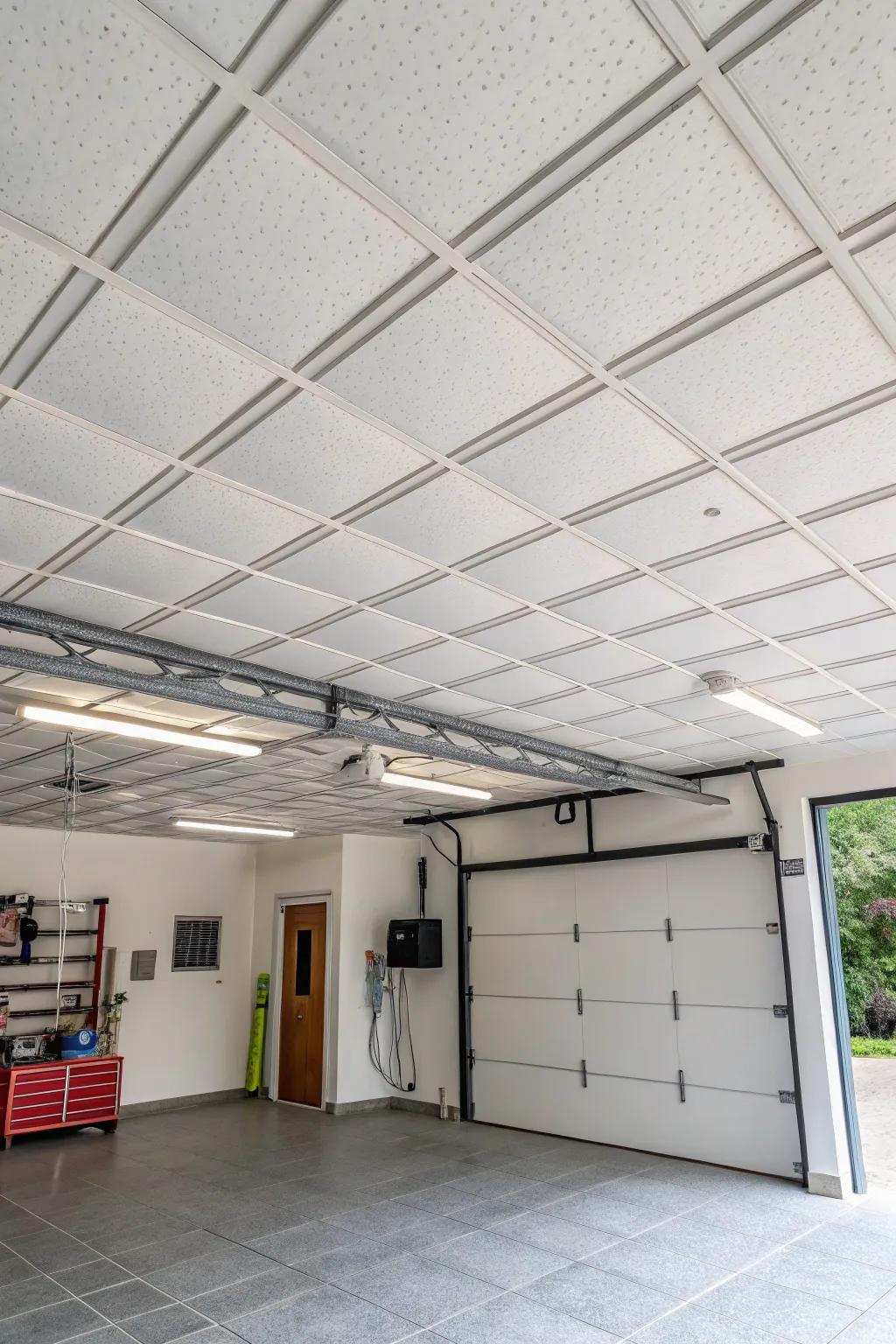Suspended roof modules offer convenient accessibility for upkeep and enhancements.
