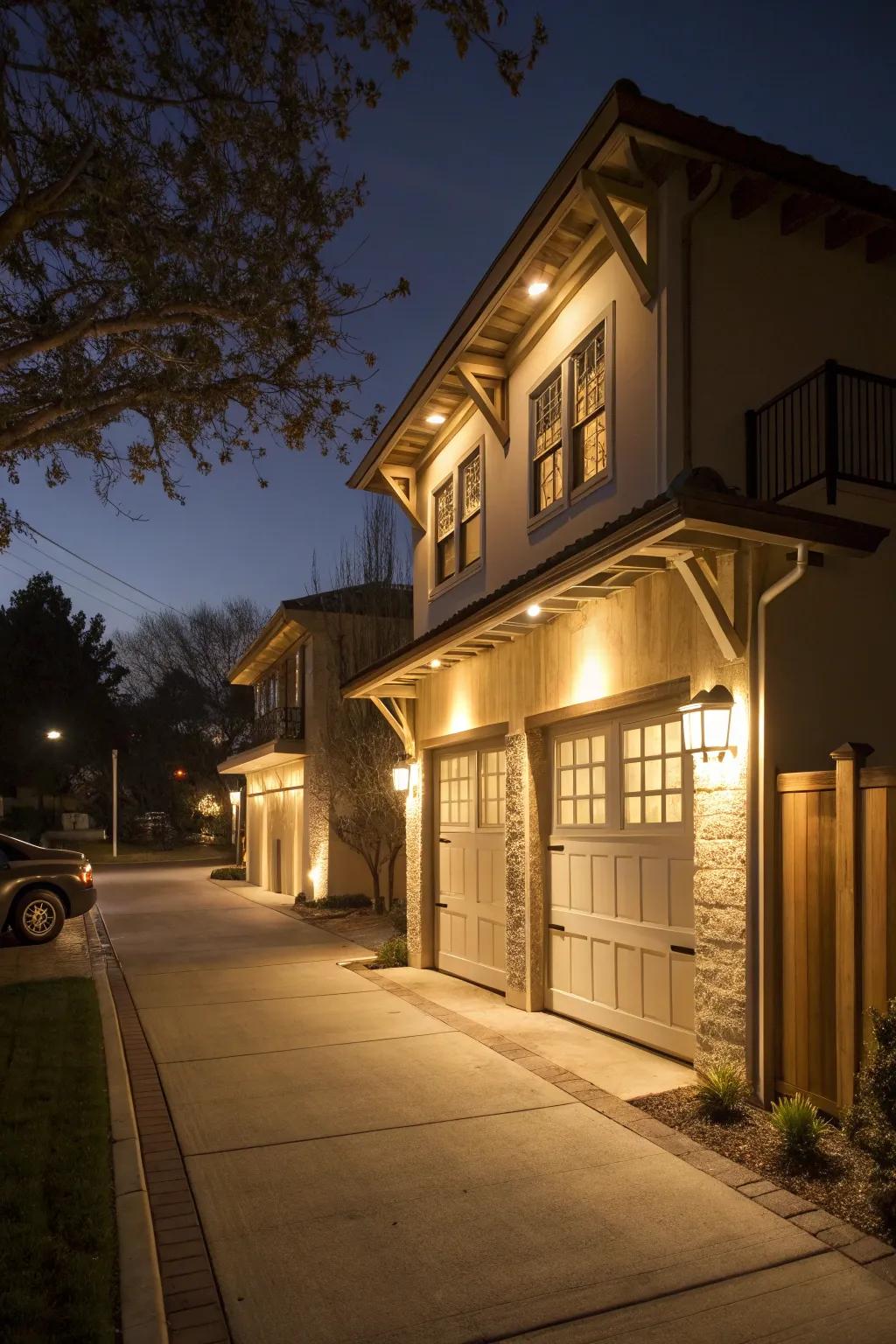 Inventive lights add drama and allure.