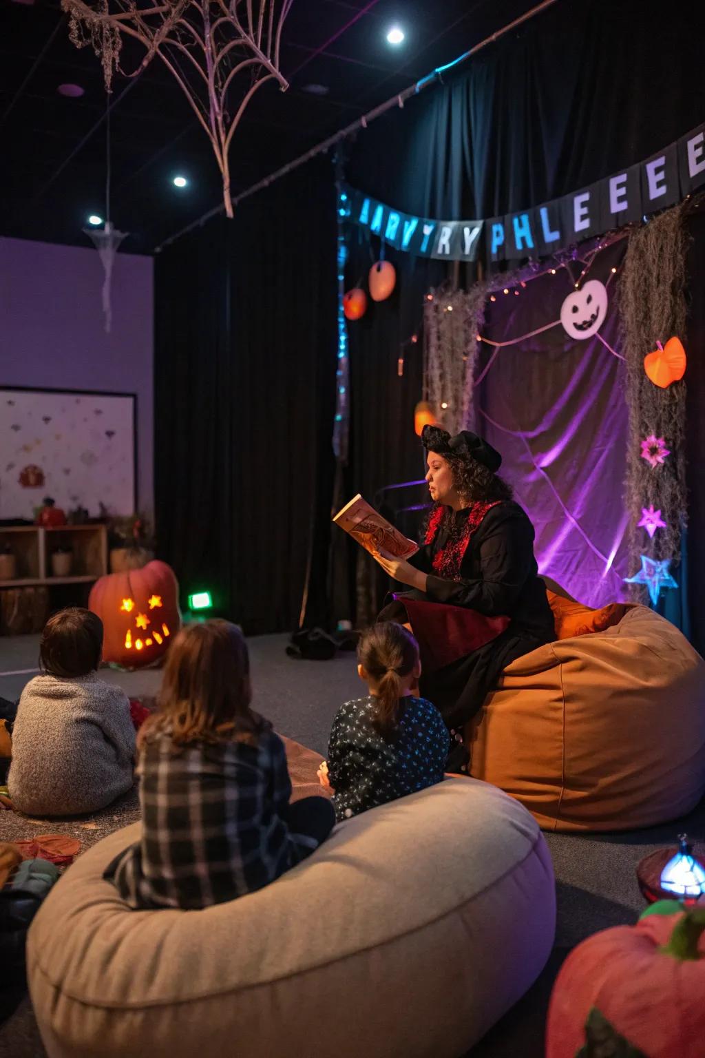 At the storytelling area, enthrall your audience with tales of the supernatural.