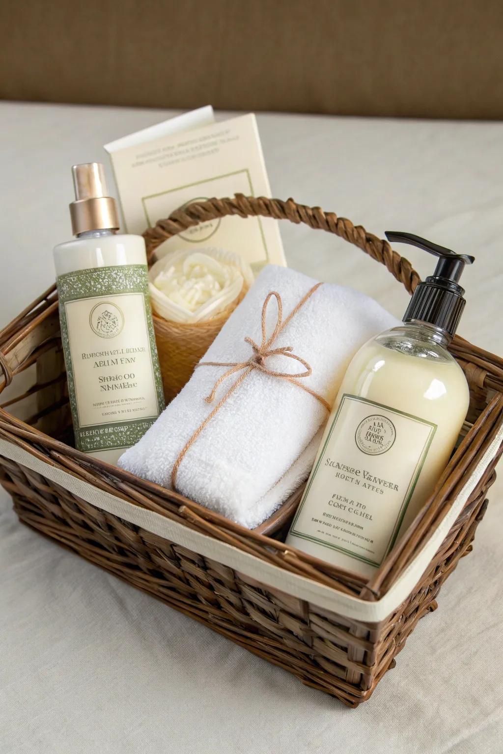 A sumptuous gift hamper for a spa-like indulgence.