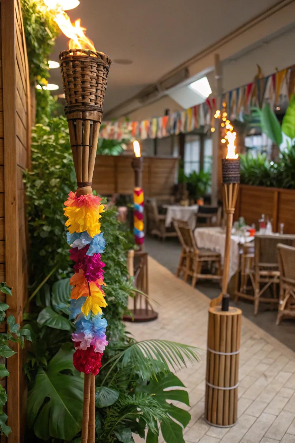 Escape to an Isle Yuletide paradise filled with vibrant ornamentation.