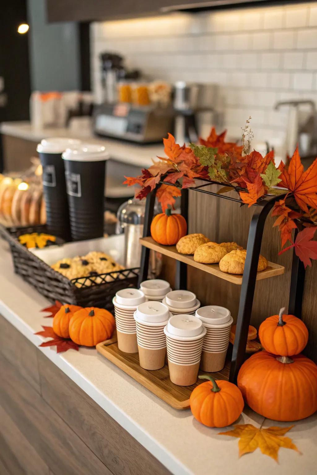 Seasonal design updates keep your coffee station current and exciting.