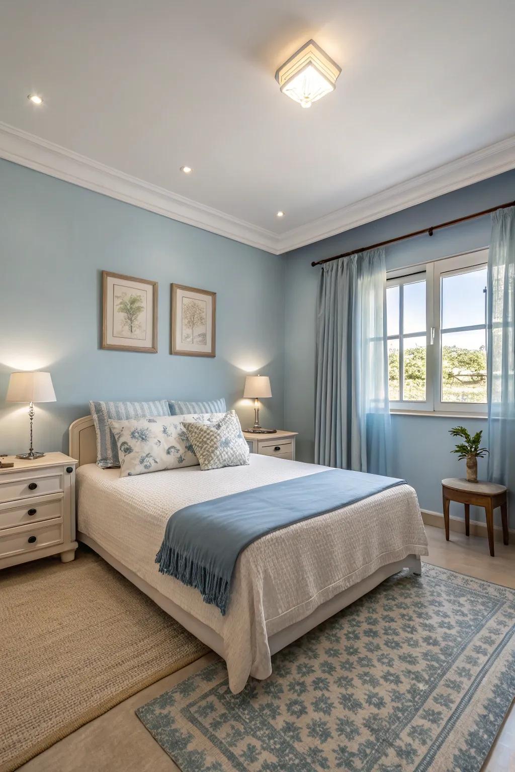 A well-chosen shade scheme enhances the ambiance of a room.