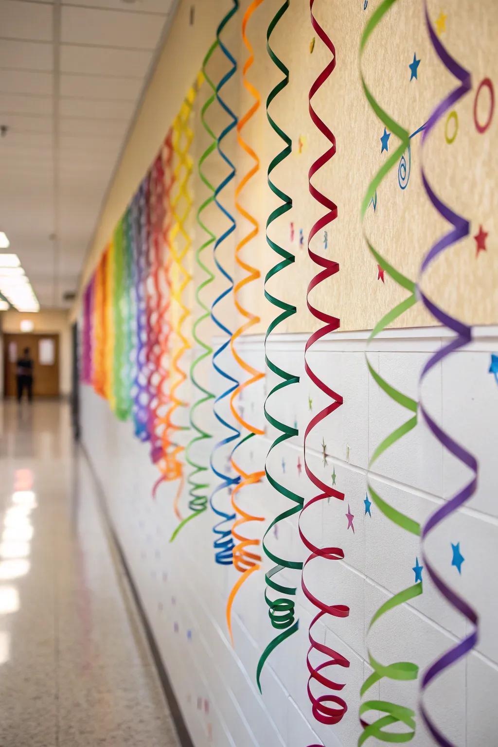 Transform ribbons into an inspiring wall design.