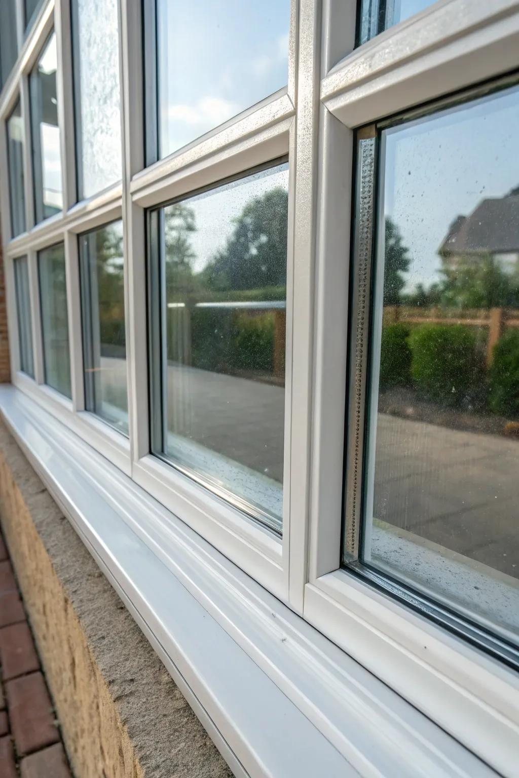 Dual panes yield considerable insulation improvements.