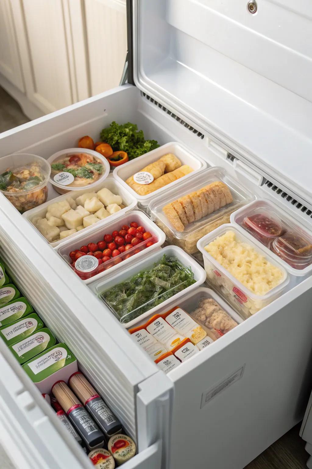 A rotation system to ensure first-in, first-out usage.