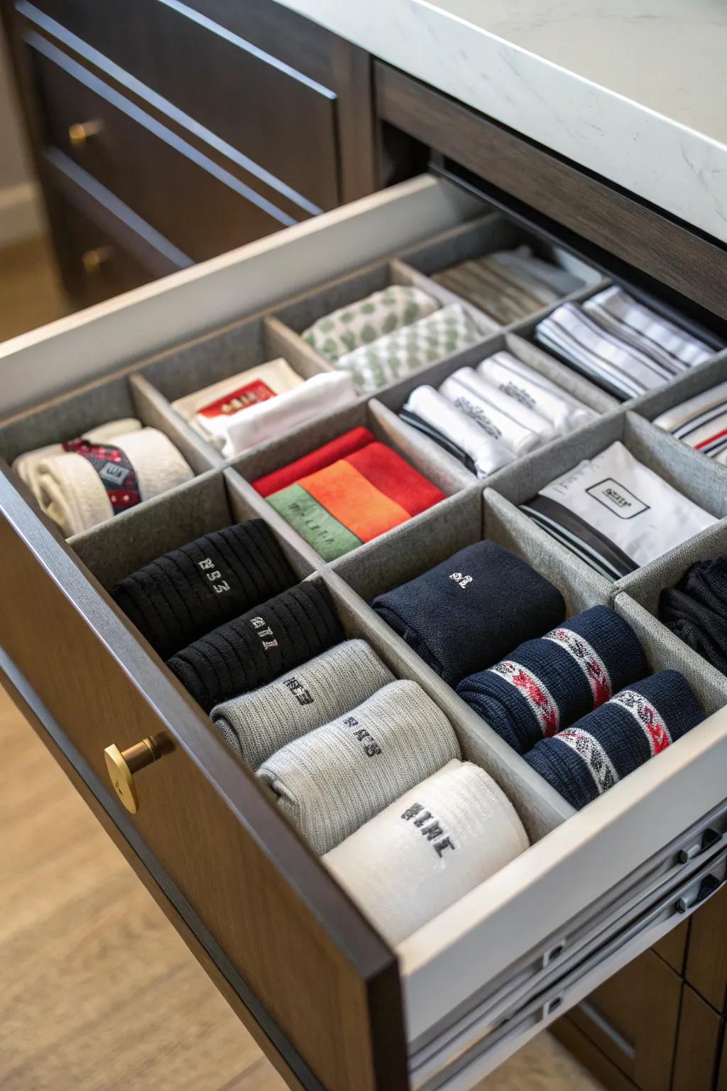 Labels ensure your sock drawer remains streamlined and effective.