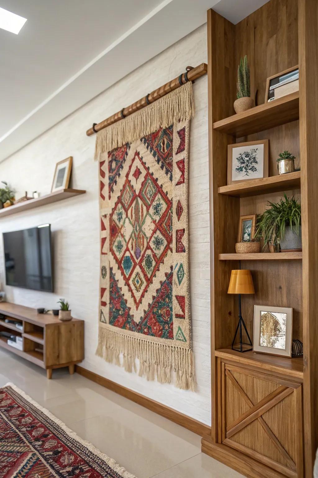 Textural components generate warmth and intrigue.