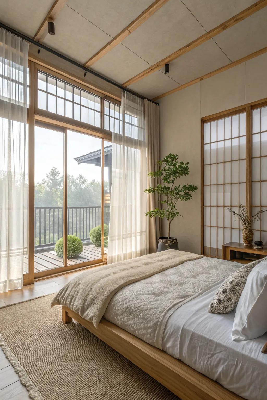 Bask in the glow of natural light, transforming and energizing this serene space.