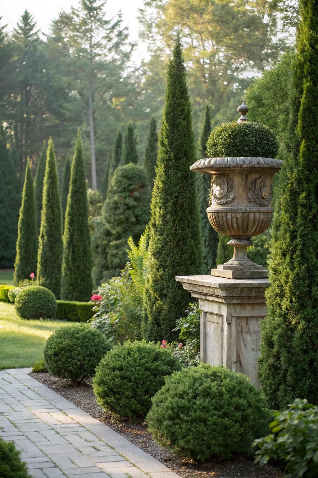 Emeralds turn your garden features into standout focal points.